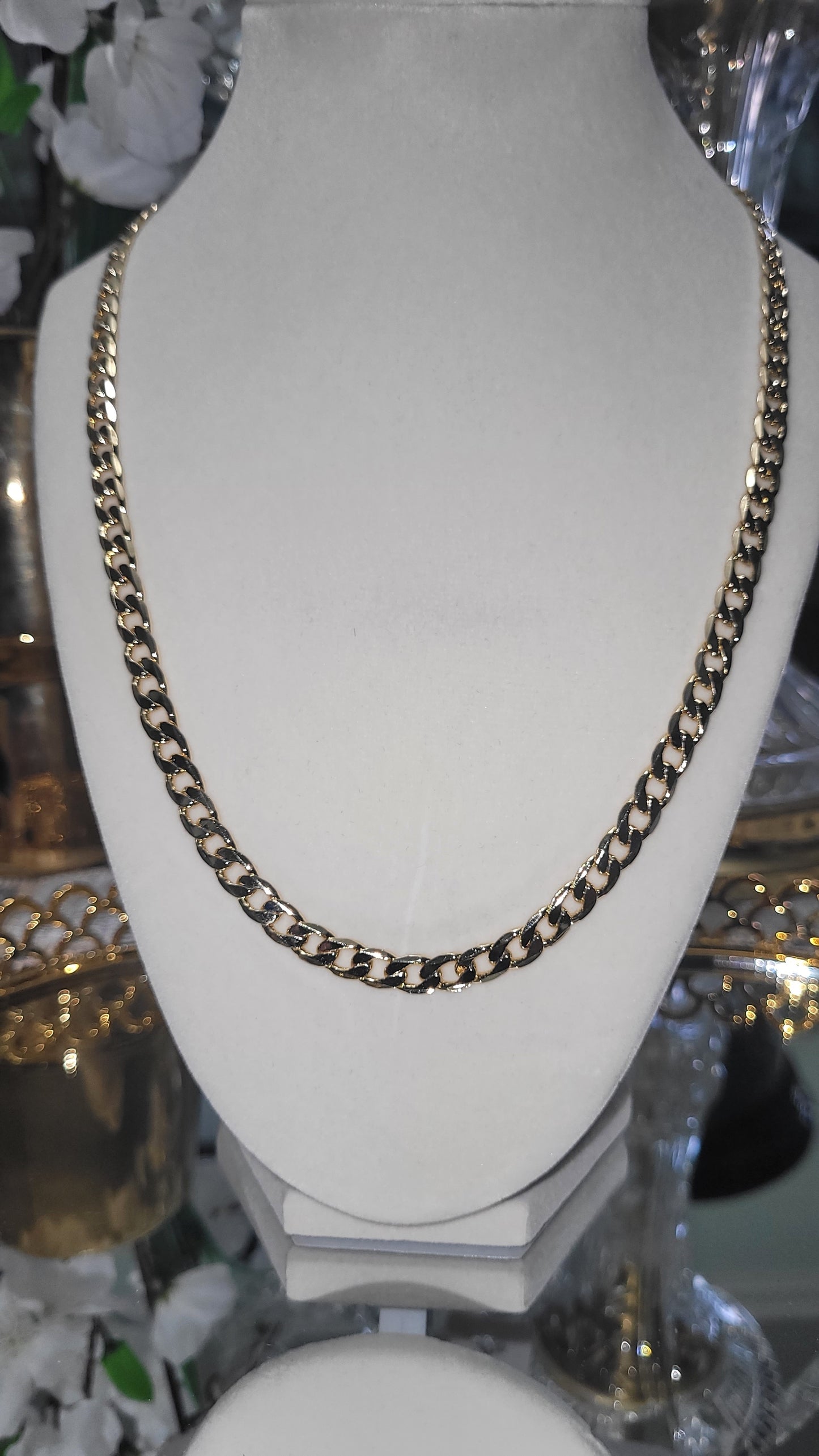 Cuban 14k Gold Plated Chain